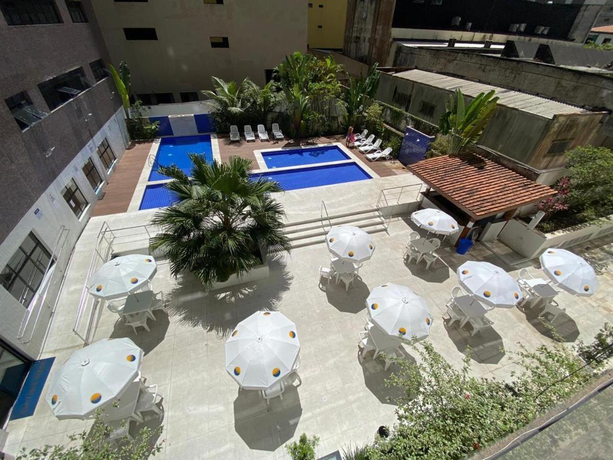 Flat Em Pitangueiras - Sacada Gourmet, 3 Dorms, Limpeza Diaria E Serv De Praia Apartman Guarujá Kültér fotó
