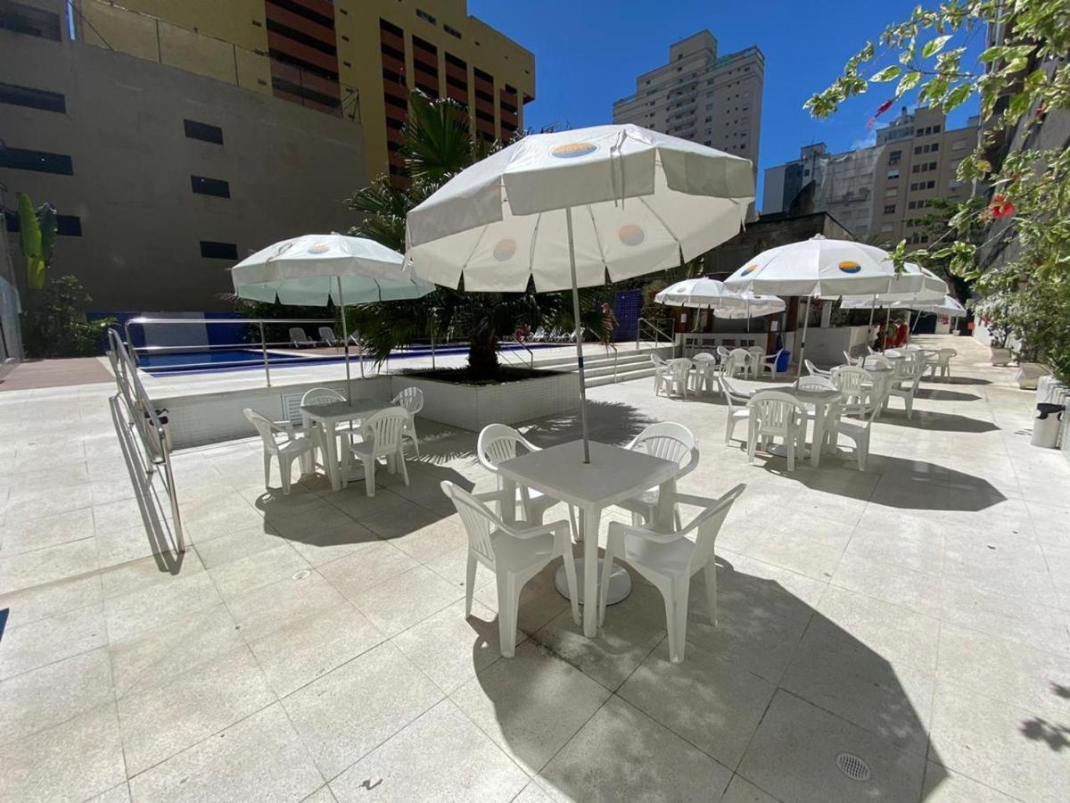 Flat Em Pitangueiras - Sacada Gourmet, 3 Dorms, Limpeza Diaria E Serv De Praia Apartman Guarujá Kültér fotó